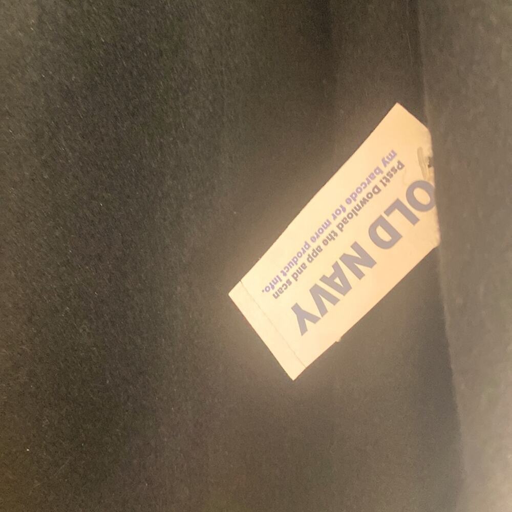 Old navy black soft brushed funnel neck coat - Picture 11 of 11